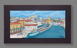 Cuadro del mercado de la Ribera de Deusto