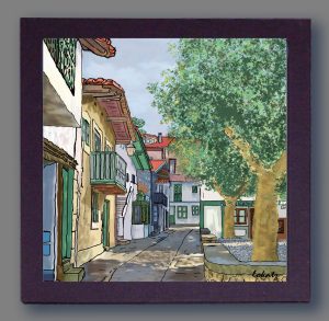 Cuadro del Puerto Viejo de Getxo