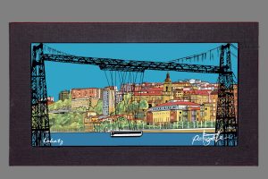 Cuadro del puente colgante de Portugalete