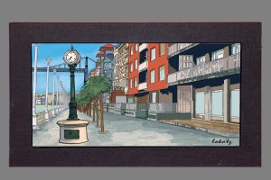 Cuadro del marometro de Portugalete