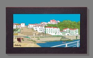 Cuadro del Puerto Viejo de getxo