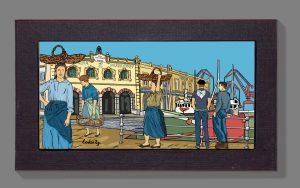 Cuadro de la Sardinera de Santurtzi